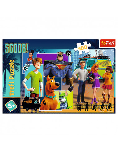 Puzzle Trefl Scooby Doo, Scooby unde esti? 100 piese,TR-16391