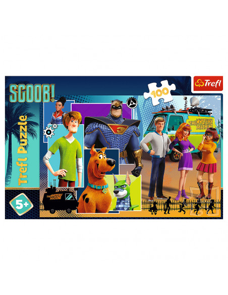 Puzzle Trefl Scooby Doo, Scooby unde esti? 100 piese,TR-16391