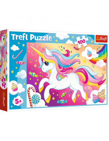Puzzle Trefl Unicornul minunat 100 piese,TR-16386