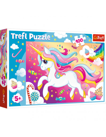Puzzle Trefl Unicornul minunat 100 piese,TR-16386
