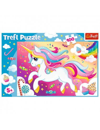 Puzzle Trefl Unicornul minunat 100 piese,TR-16386