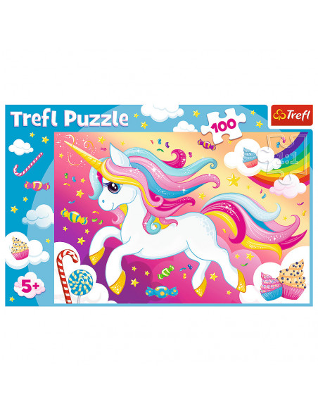 Puzzle Trefl Unicornul minunat 100 piese,TR-16386