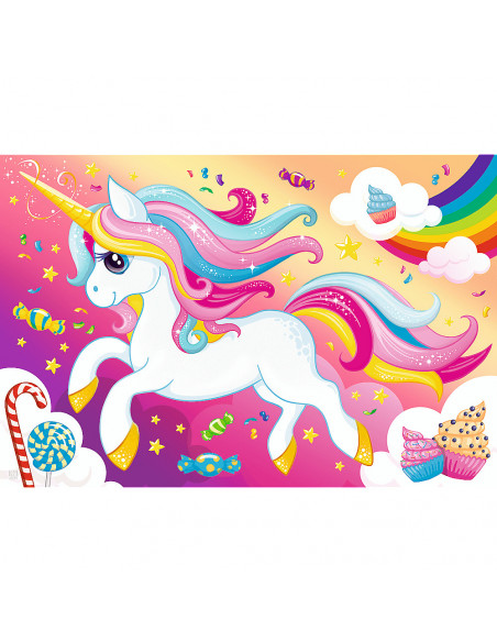 Puzzle Trefl Unicornul minunat 100 piese,TR-16386