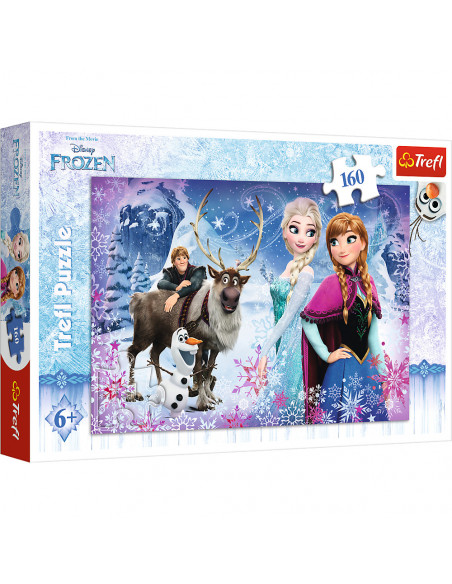 Puzzle Trefl Disney Frozen, Aventura iernii 160 piese,TR-15344