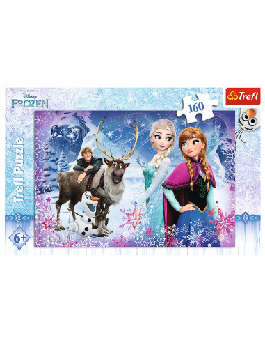 Puzzle Trefl Disney Frozen, Aventura iernii 160 piese,TR-15344