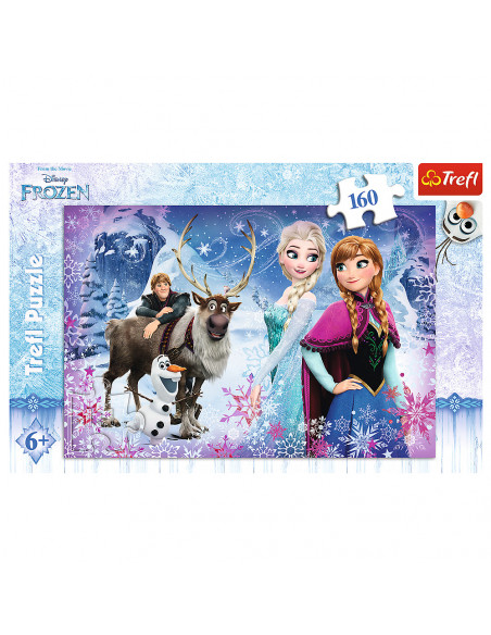 Puzzle Trefl Disney Frozen, Aventura iernii 160 piese,TR-15344