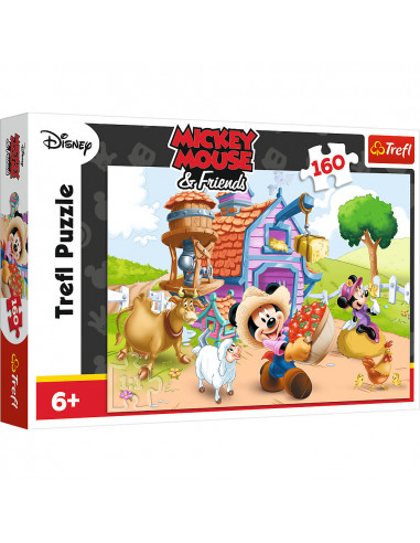 Puzzle Trefl Disney Mickey Mouse, Mickey fermier 160