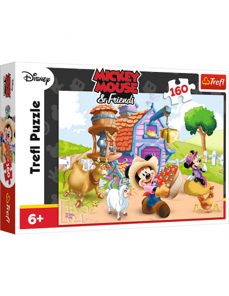 Puzzle Trefl Disney Mickey Mouse, Mickey fermier 160