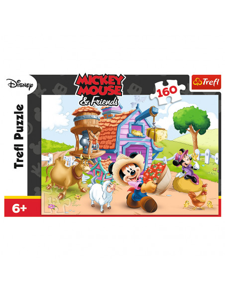 Puzzle Trefl Disney Mickey Mouse, Mickey fermier 160