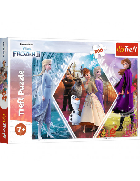 Puzzle Trefl Disney Frozen 2, Surorile in tinutul inghetat 200