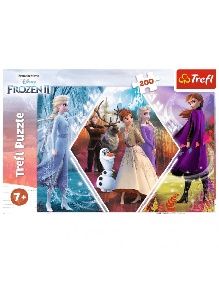 Puzzle Trefl Disney Frozen 2, Surorile in tinutul inghetat 200