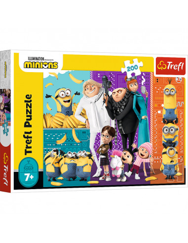 Puzzle Trefl Illumination Minions, Minionii in actiune 200