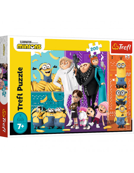 Puzzle Trefl Illumination Minions, Minionii in actiune 200