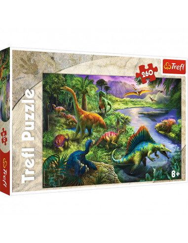 Puzzle Trefl Dinozauri 260 piese,TR-13214