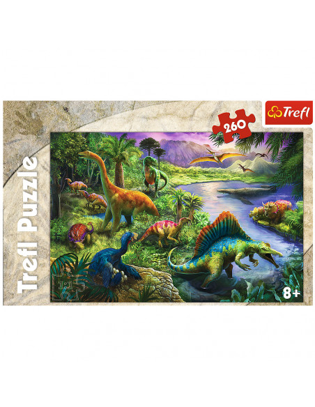 Puzzle Trefl Dinozauri 260 piese,TR-13214