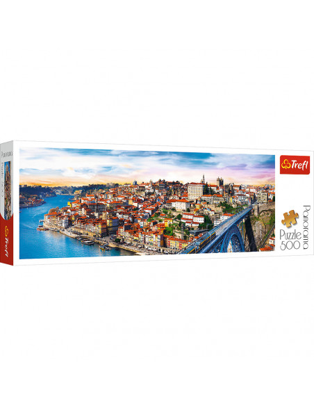 Puzzle Trefl Panorama, Orasul Porto Portugalia 500