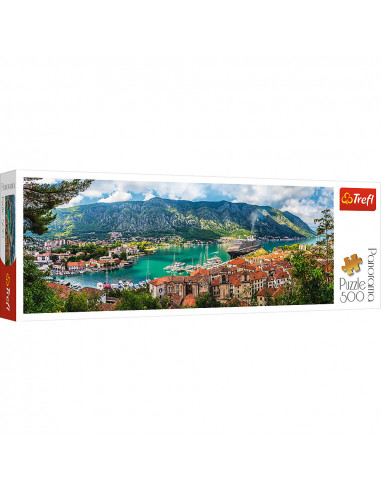 Puzzle Trefl Panorama, Kotor Muntenegru 500 piese,TR-29506