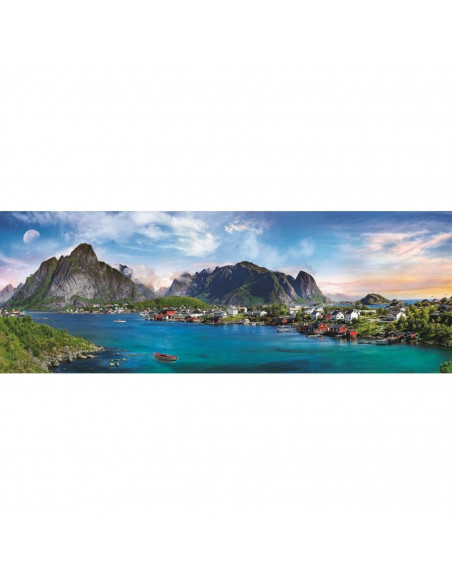 Puzzle Trefl Panorama, Arhipelagul Lofoten Norvegia 500
