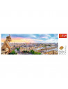 Puzzle Trefl Panorama, Vedere de la Catedrala Notre-Dame 1000