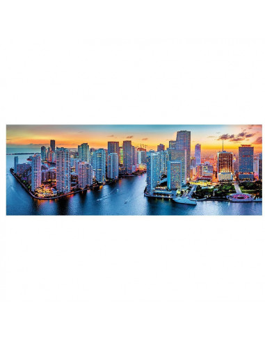 Puzzle Trefl Panorama, Miami dupa intuneric 1000 piese,TR-29027