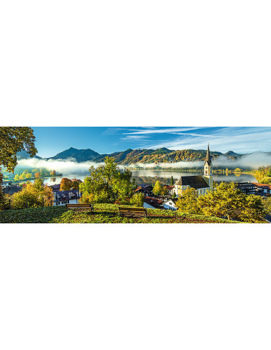 Puzzle Trefl Panorama, Lacul Schliersee 1000 piese,TR-29035