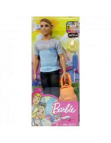 Papusa Barbie by Mattel Travel Ken,MT-FWV15