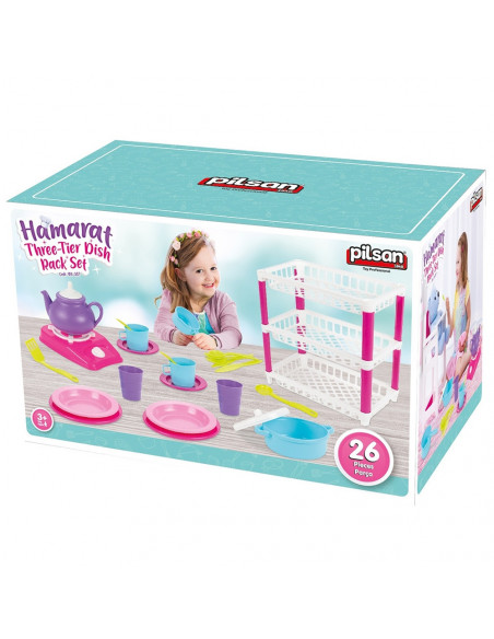 Set de servit ceaiul Pilsan Hamarat Three-Tier Dish