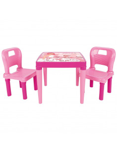 Set Masuta cu 2 scaune pentru copii Pilsan Hobby Study Table