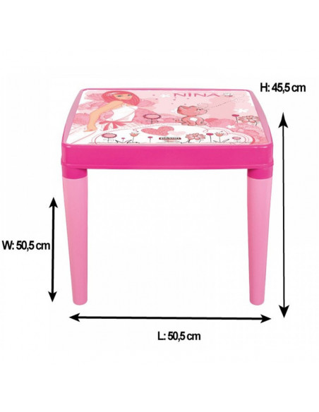 Set Masuta cu 2 scaune pentru copii Pilsan Hobby Study Table