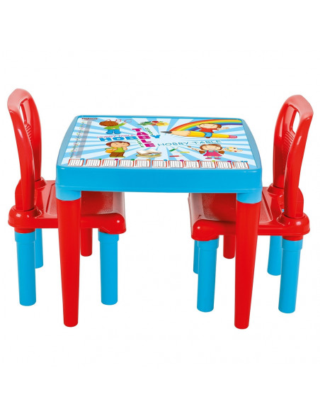 Set Masuta cu 2 scaune pentru copii Pilsan Hobby Study Table