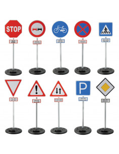 Set Pilsan Jucarie indicatoare rutiere Traffic Signs,PL-03-415