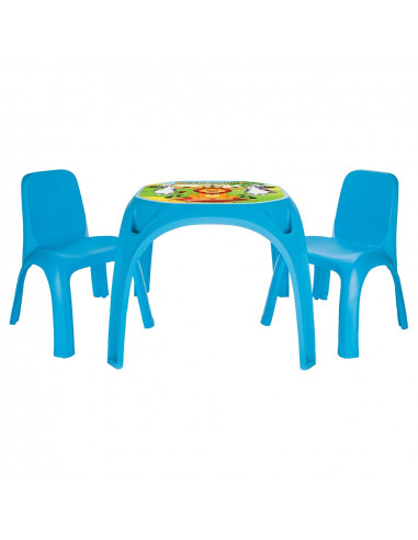 Set Masuta cu 2 scaune pentru copii Pilsan King Table