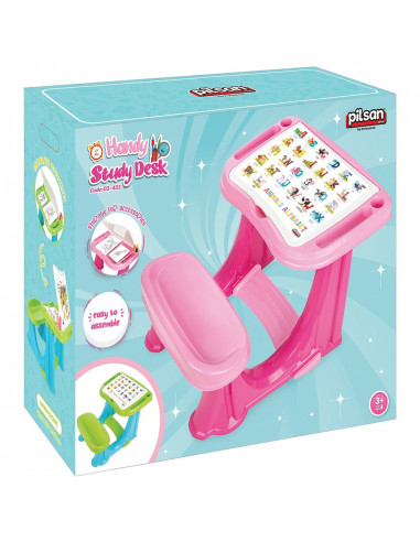 Banca scolara Pilsan Handy Study Desk pink,PL-03-433-PI