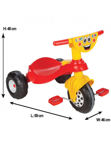 Tricicleta Pilsan Smart red,PL-07-132-RE