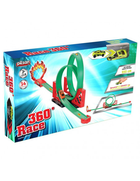 Pista de masini Pilsan Race 360 green cu masinuta,PL-07-678-GR