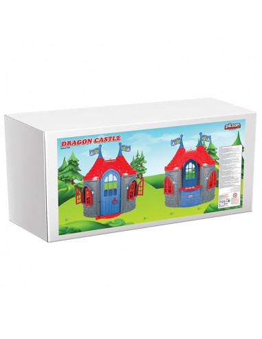 Casuta pentru copii Pilsan Princess Castle grey,PL-07-963-GY