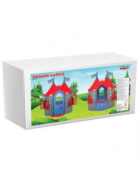 Casuta pentru copii Pilsan Princess Castle grey,PL-07-963-GY