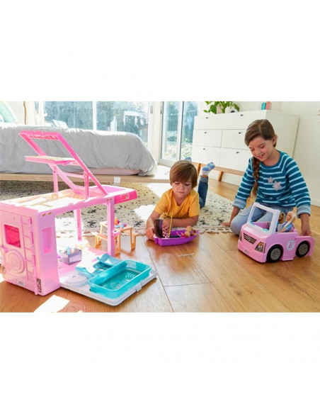 Masina Barbie by Mattel Dream Camper 3 in 1,MT-GHL93
