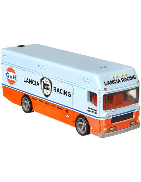 Camion Hot Wheels by Mattel Car Culture Euro Hauler cu masina