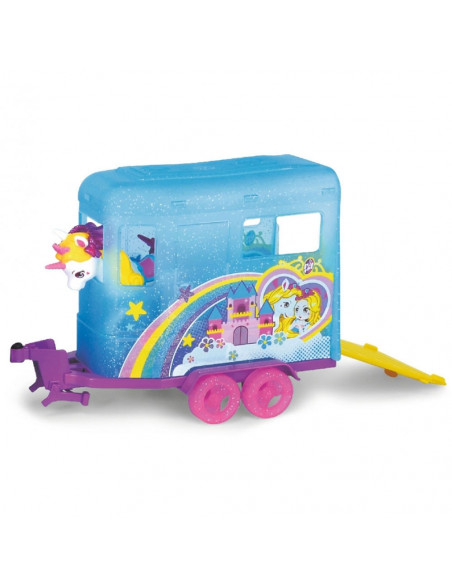Set Dickie Toys Unicorn Trailer masina Mercedes-Benz AMG 500 cu