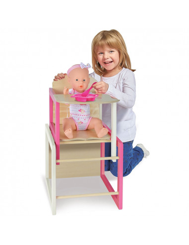 Scaun de masa transformabil pentru papusi Eichhorn Doll's