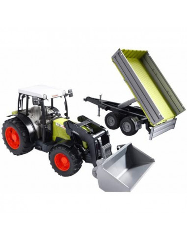 BRUDER - TRACTOR CLAAS NECTIS 267 F CU REMORCA