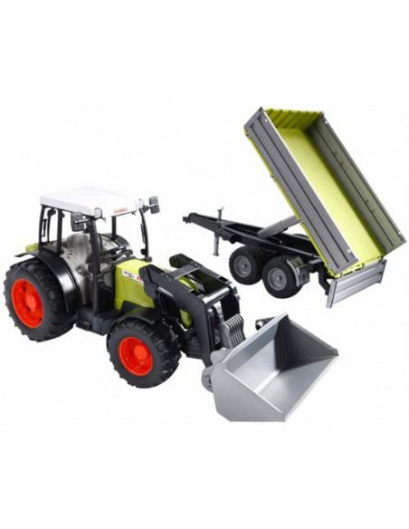 BRUDER - TRACTOR CLAAS NECTIS 267 F CU REMORCA