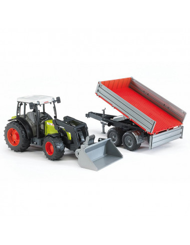 BRUDER - TRACTOR CLAAS NECTIS 267 F CU REMORCA