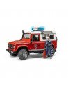 BRUDER - MASINA DE POMPIERI LAND ROVER DEFENDER SI