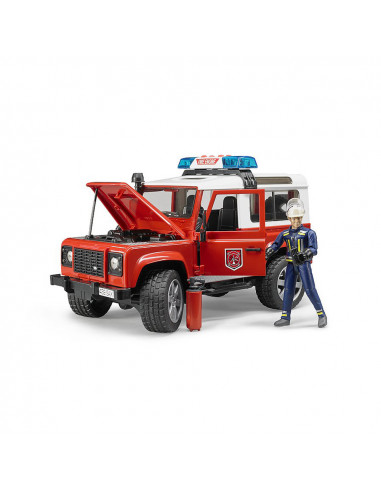 BRUDER - MASINA DE POMPIERI LAND ROVER DEFENDER SI