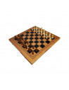 Joc 3 in 1: Sah, table, dame! Cutie lemn, 47x25cm,ROB-A4832