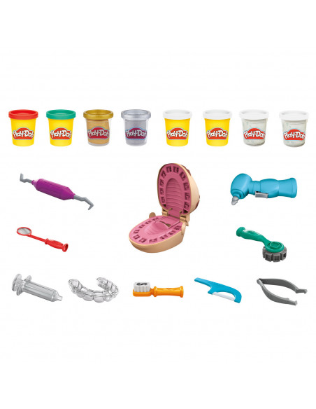 Play-doh Set Dentistul Cu Accesorii Si Dinti Colorati,F1259