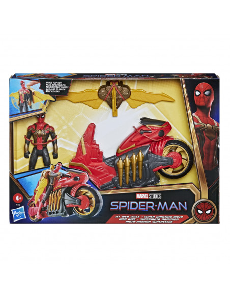 Spider Man Figurina Spiderman 15 Cm Si Vehicul,F1110