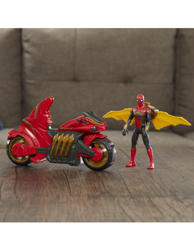 Spider Man Figurina Spiderman 15 Cm Si Vehicul,F1110
